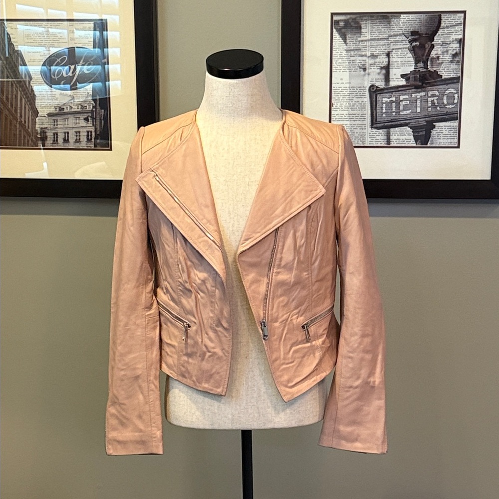 Danier - Women's Nude Leather Jacket